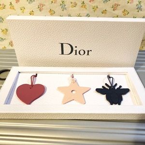 Dior bag charms box set of 3